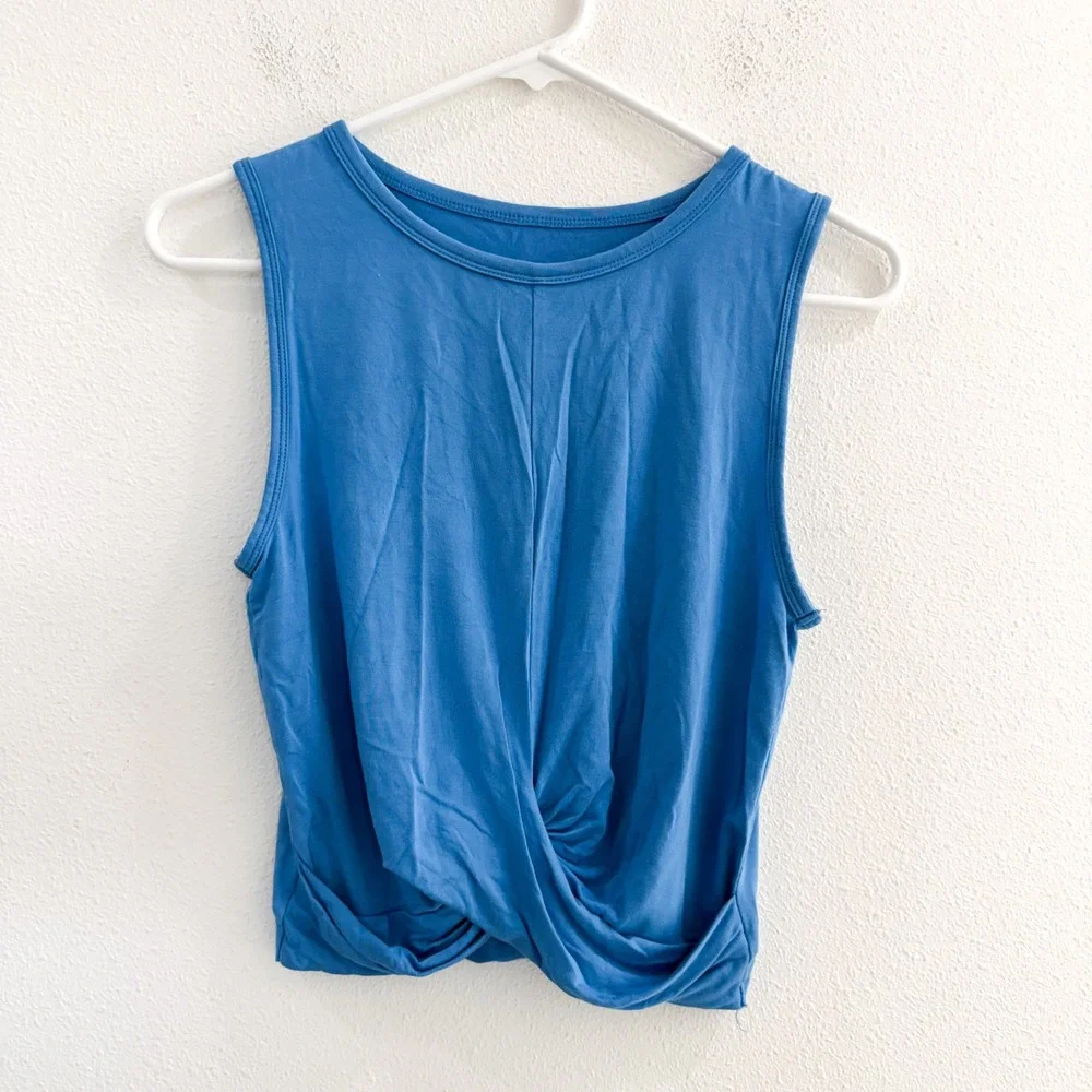 Alo Yoga Cover Tank Top Coquette Cottagecore Crop Workout Athleisure Hike Yoga S